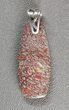 Agatized Dinosaur Bone (Gembone) Pendant #54077-6